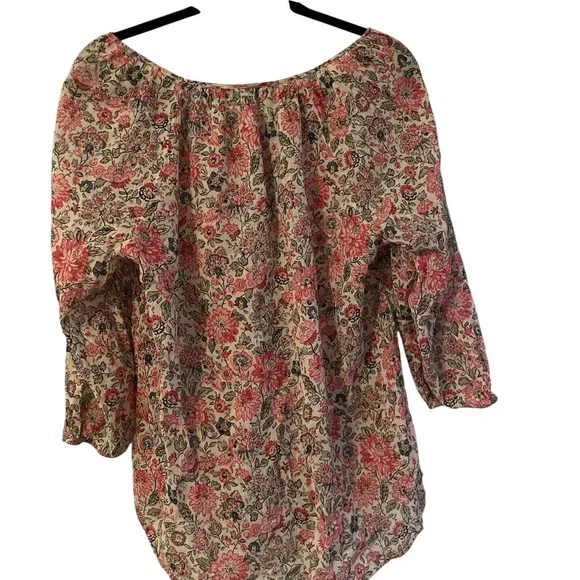 Floral Peasant Blouse EUC - Picture 3 of 5